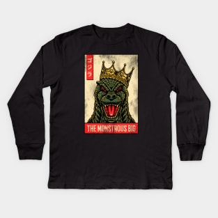 the monstrous big Kids Long Sleeve T-Shirt